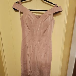 Mauve cocktail dress